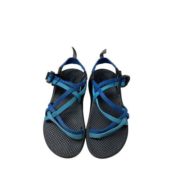 Chaco Hiking Sandals ZX2 Vibram Sole Double Strap US Size Kids 3 Blue - Picture 1 of 5